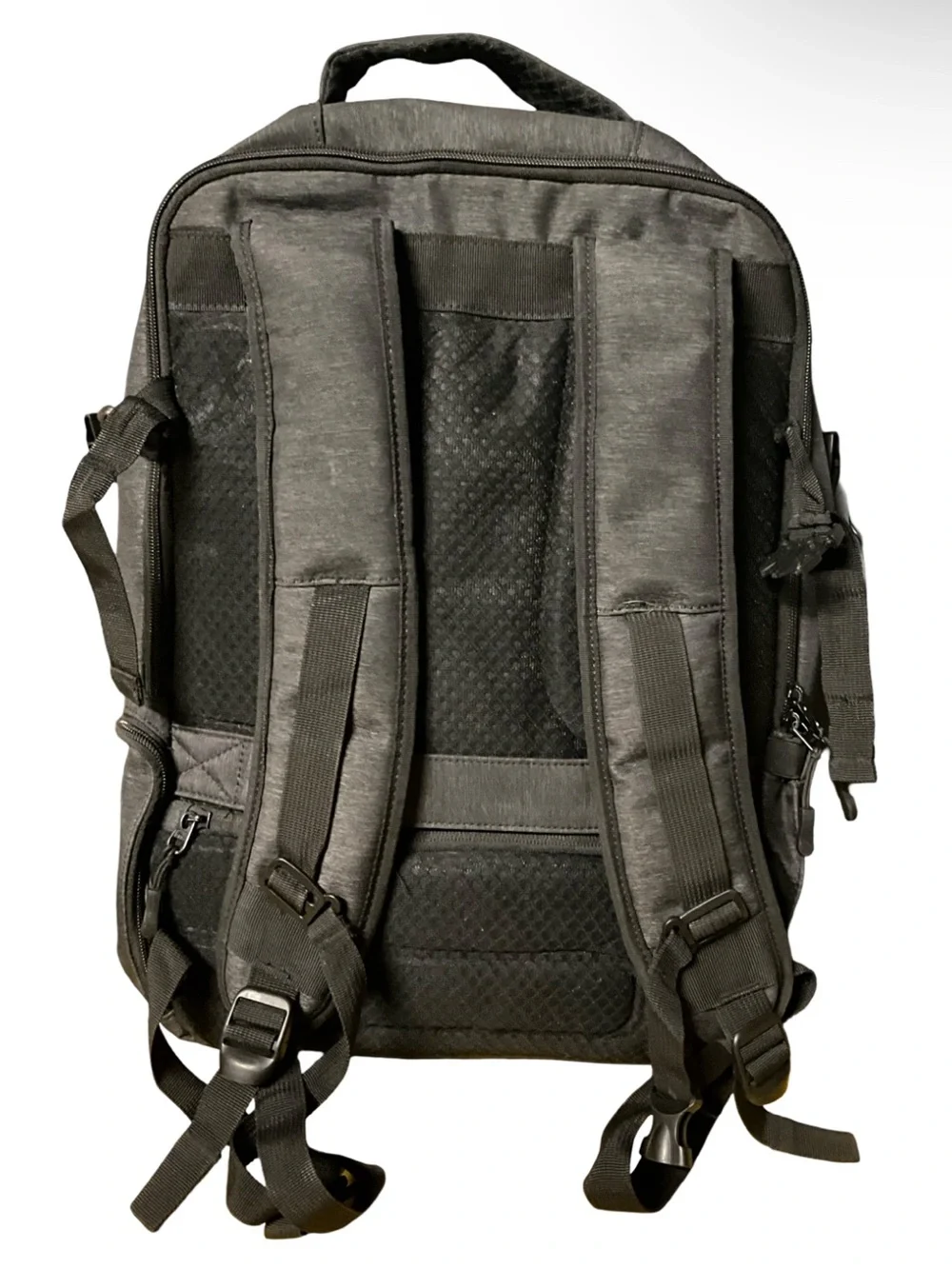ASAYA Convertible Travel Backpack Carry On Laptop Business Bag Black